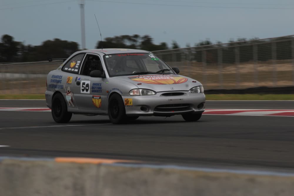 Excel race car cornering