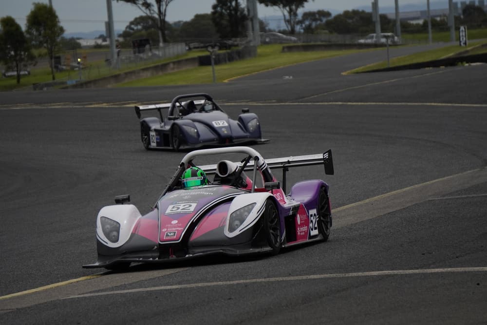 Radical sports prototype on track